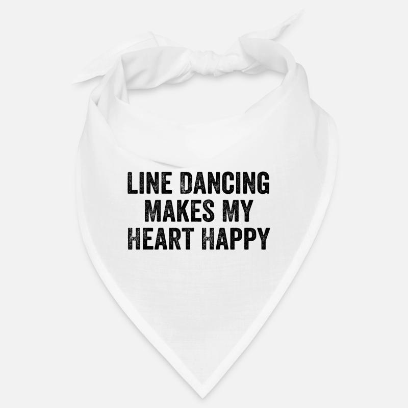 Line Dancing Makes My Heart Happy Bandana
