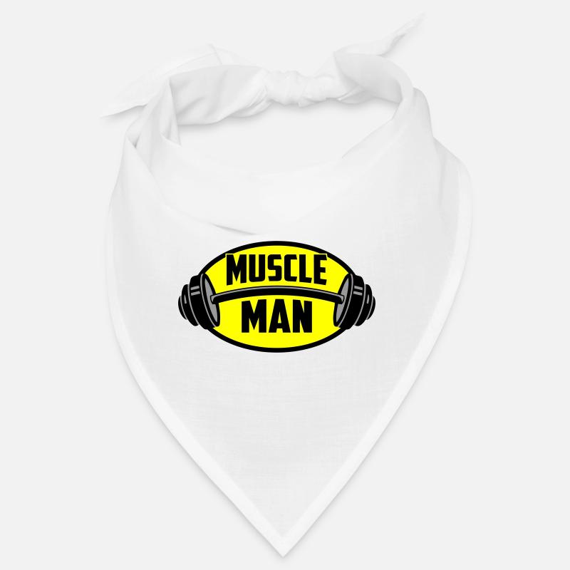 Farben änderbar | Muscle Man Logo Bandana