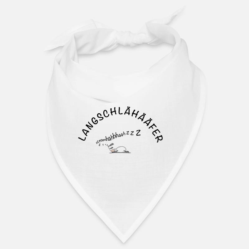Langschläfer Schaf Wortspiel Bandana