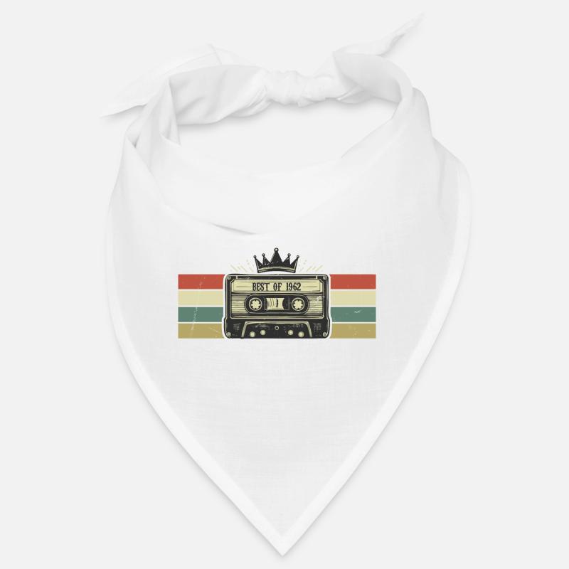 1962 Kassette - Geboren 1962 Geburtstagsgeschenk Bandana