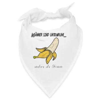 banane männer - Bandana - Weiß - Vorne