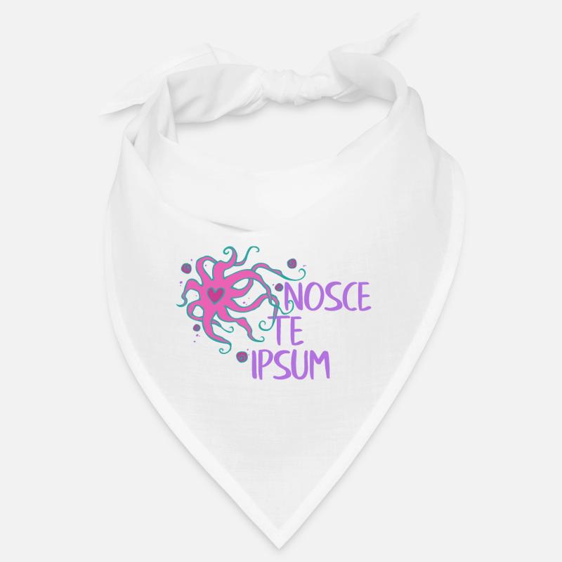 Herz Krake - Nosce Te Ipsum - Latein 2 Bandana