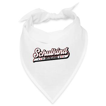 Schulkind Erstklassig | Farben änderbar - Bandana - Weiß - Vorne