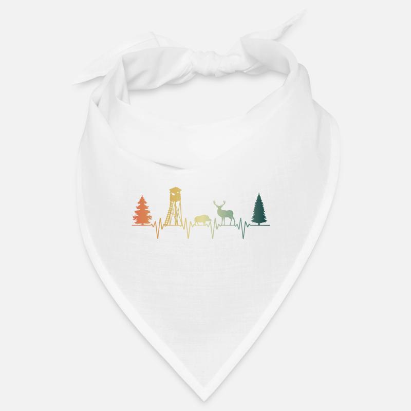Jäger Hochsitz Herzschlag Puls Bandana