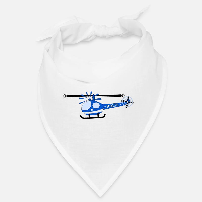 Hélicoptère Polis Enfants Bandana