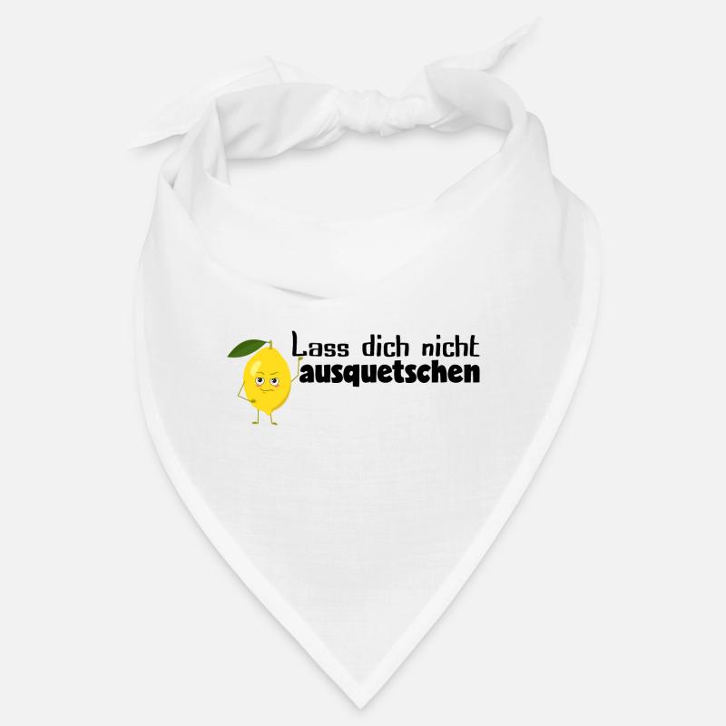 Zitrone - lass dich nicht ausquetschen 1 Bandana