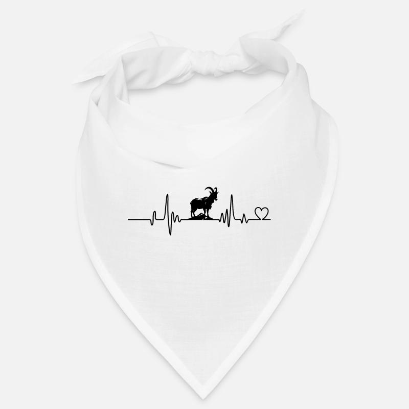 Battement de cœur de la chèvre Bandana