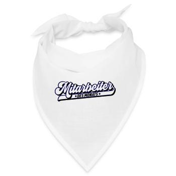 Mitarbeiter des Monat | Farben änderbar - Bandana - Weiß - Vorne