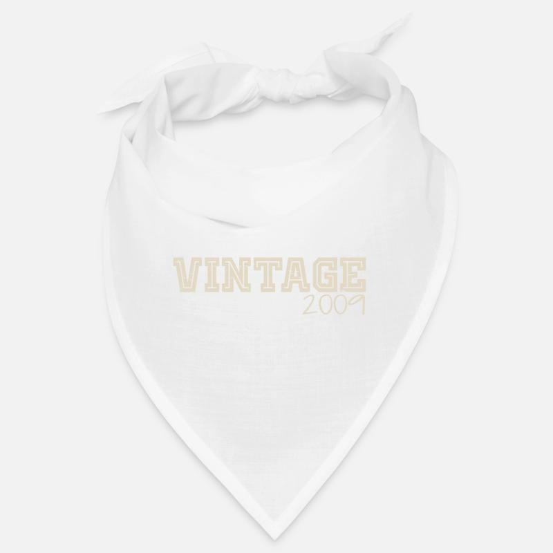 Vintage 2009 Original 2009 Retro 2009 Gift 2009 Bandana