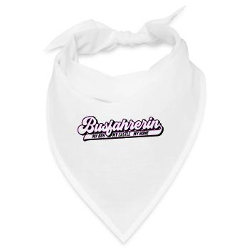 Busfahrerin | Farben änderbar - Bandana - Weiß - Vorne