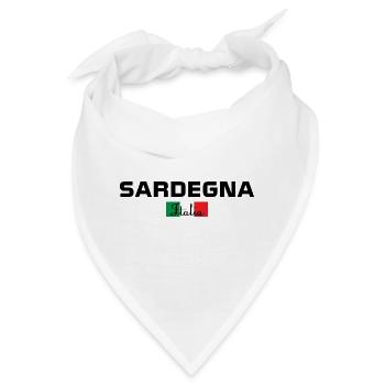 Sardegna Italia Flagge Geschenk Sardinien - Bandana - Weiß - Vorne
