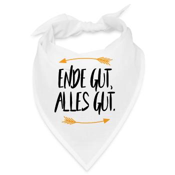 Ende gut alles gut - Bandana - Weiß - Vorne