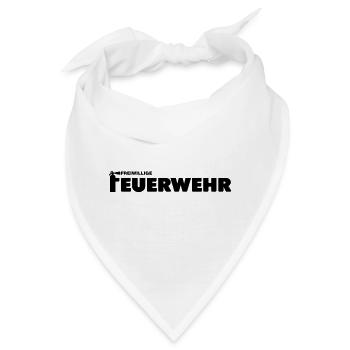 Freiwillige Feuerwehr - Bandana - Weiß - Vorne