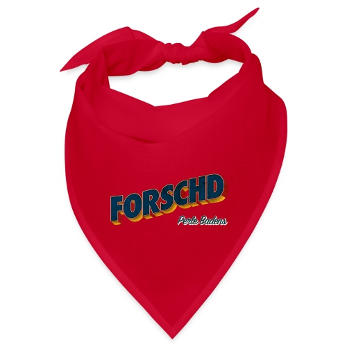 Forschd - Perle Badens - Vintage Logo ohne Bild - Bandana