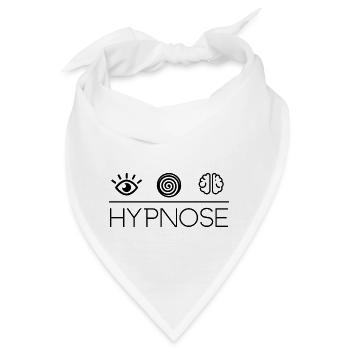 Hypnose T-Shirts Pullover Geschenkideen - Bandana - Weiß - Vorne