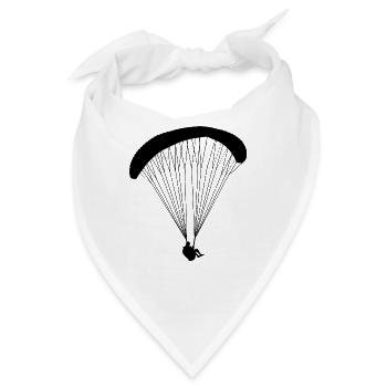 Gleitschirm - Bandana - Weiß - Vorne
