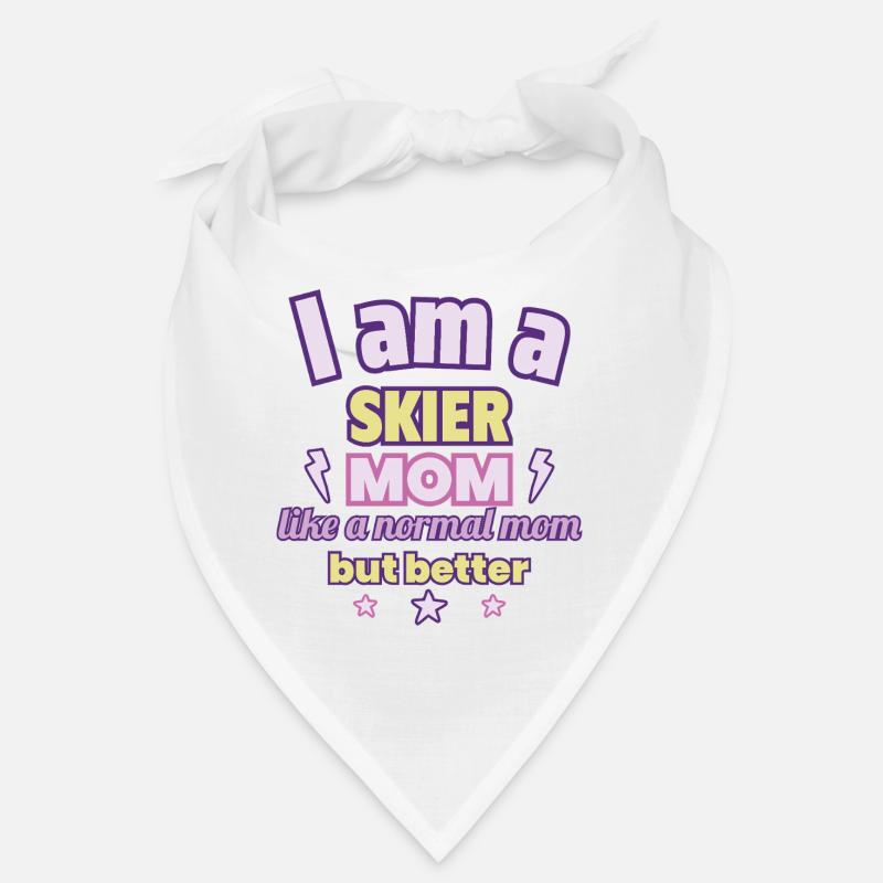 Mutter Skifahrerin, Muttertag Geschenk, Ski Bandana