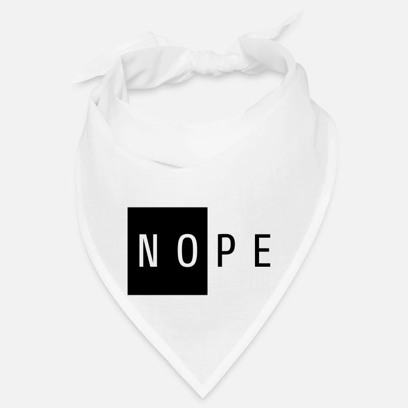 NOPE Black Gift Bandana