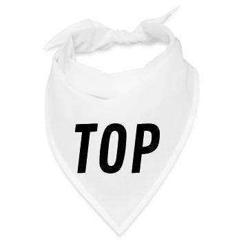 TOP Geschenk - Bandana - Weiß - Vorne