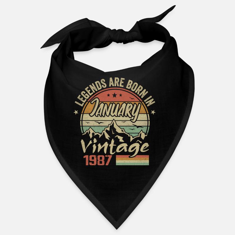 Les Légendes Sont Nées En Janvier 1987 - 1987 Bandana