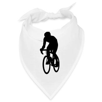 Rennrad - Bandana - Weiß - Vorne