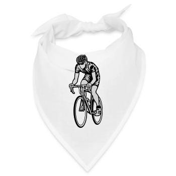 Radsport - Bandana - Weiß - Vorne