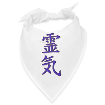 REIKI gold violet - Bandana - Weiß - Vorne