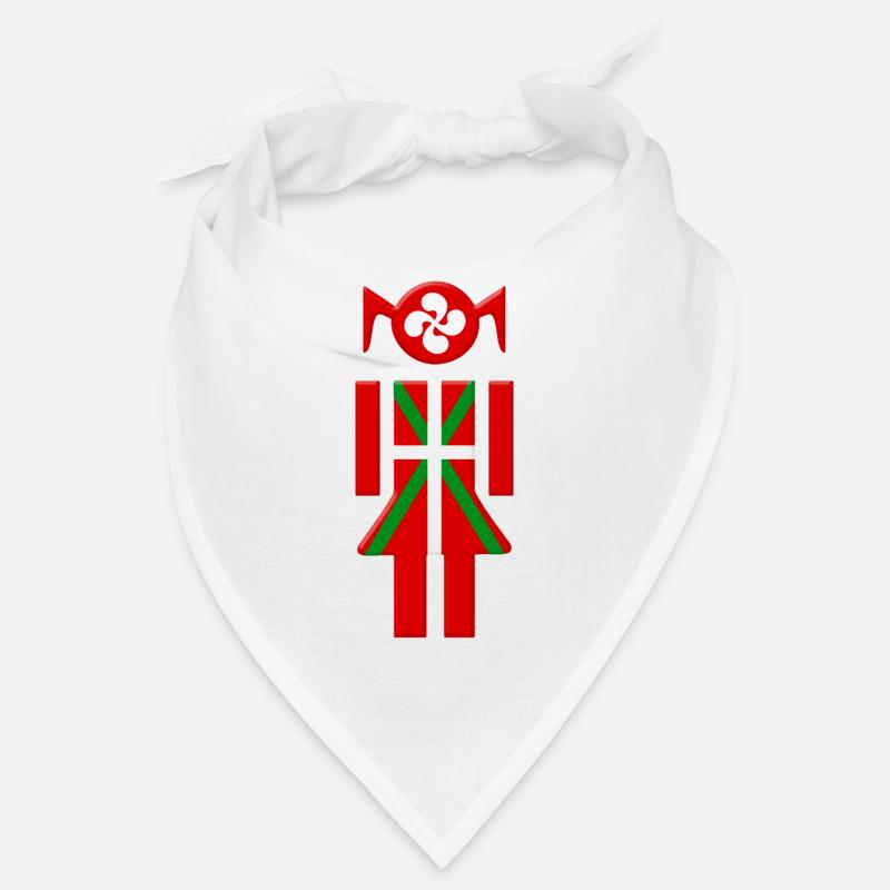 Fille Basque drapeau Euskadi Bandana