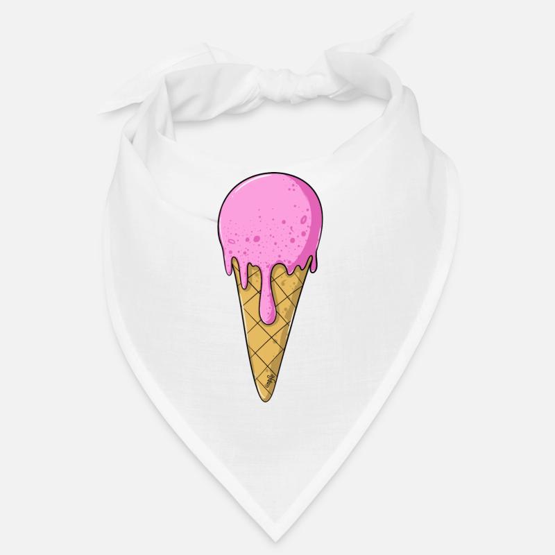 Eis | Rosa Pink Eiscreme | Ice Cream Bandana