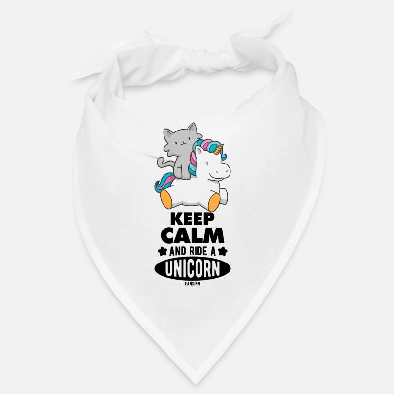 Keep Calm And Ride A Unicorn Bandana