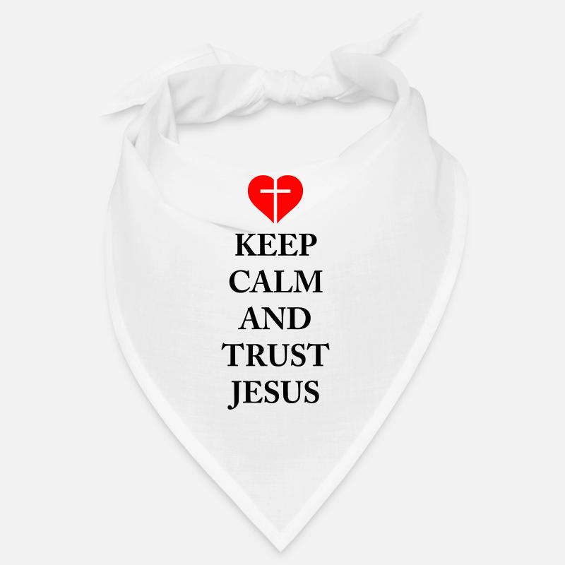 Keep Calm and trust Jesus Bandana