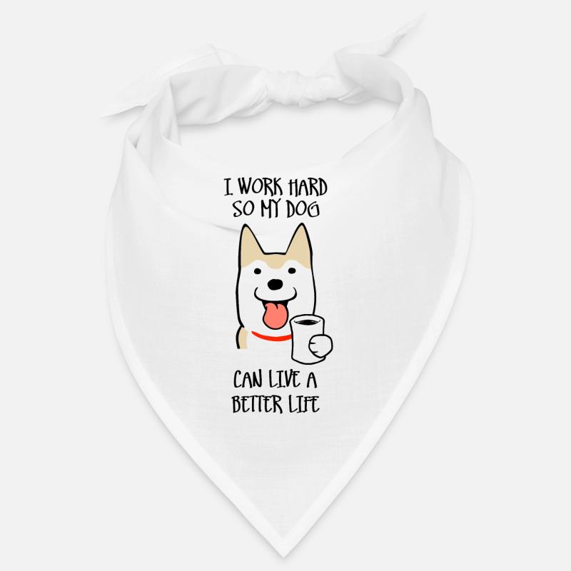 Ich arbeite hart Bandana