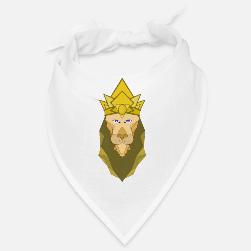 Polygonal emperor lion Bandana