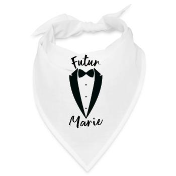 Braut - Bandana - Weiß - Vorne