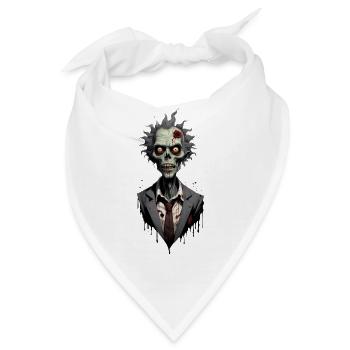 ZOMBIE im Kostüm 2 - Bandana - Weiß - Vorne