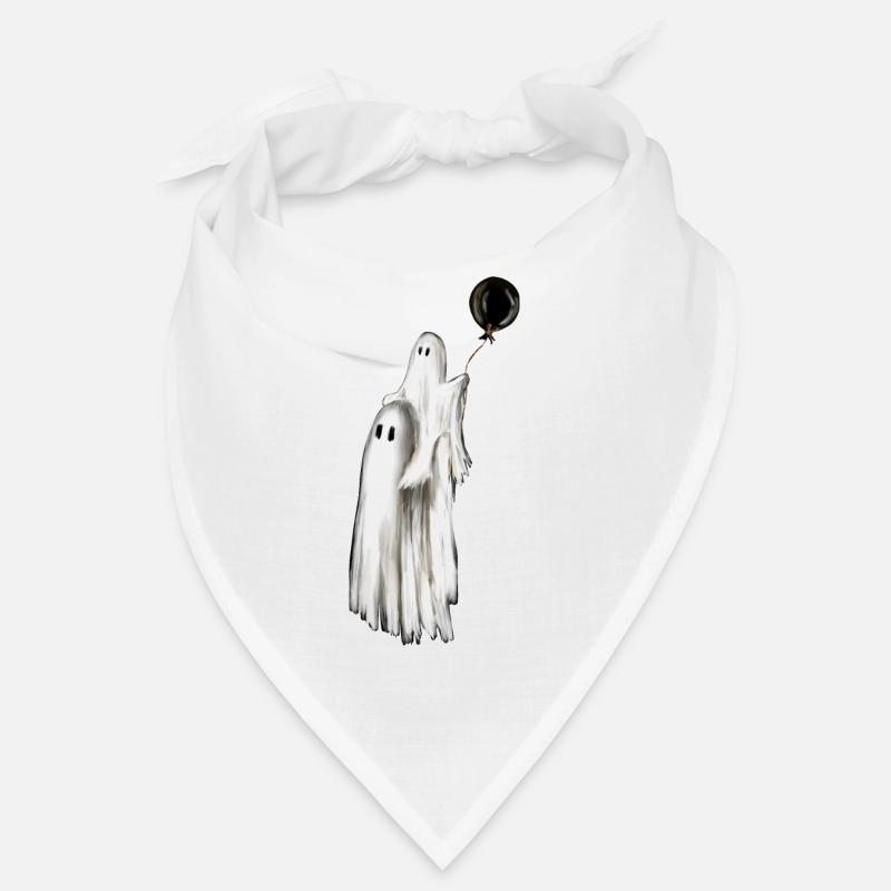 Spooky Season - kleiner Geist auf Papas Schultern Bandana