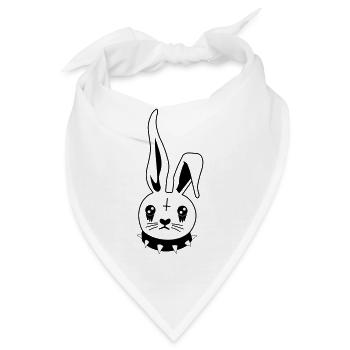 Emo Hase - Bandana - Weiß - Vorne