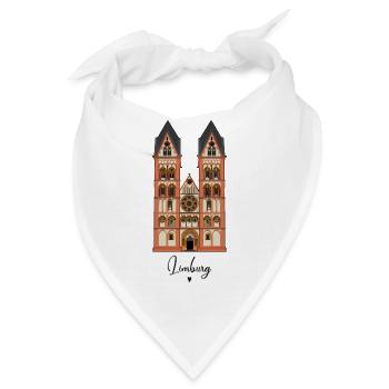 Limburger Dom // Illustration - Bandana - Weiß - Vorne