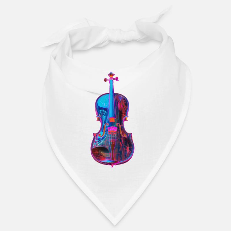 Violon - Bandana - blanc