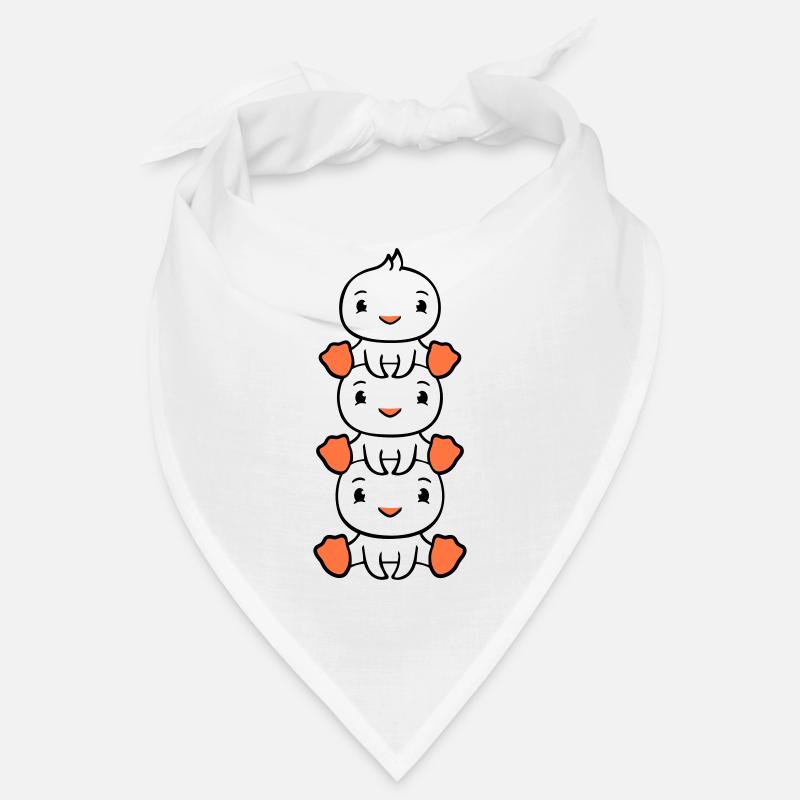 3 Enten Turm Freunde Kinder Huckepack sitzen Kopf Bandana