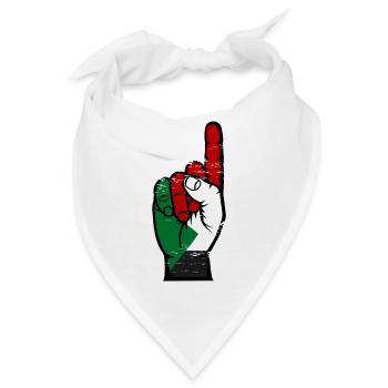 Sudan Flagge Nummer 1 used - Bandana - Weiß - Vorne