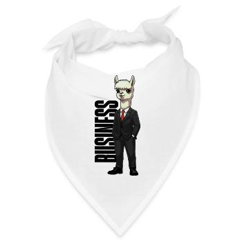 Business Alpaka - Bandana - Weiß - Vorne