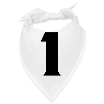 1 - Bandana - Weiß - Vorne