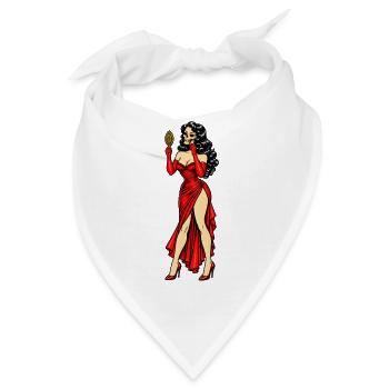 MAKABRE VANITAS REDLIPS - Bandana - Weiß - Vorne
