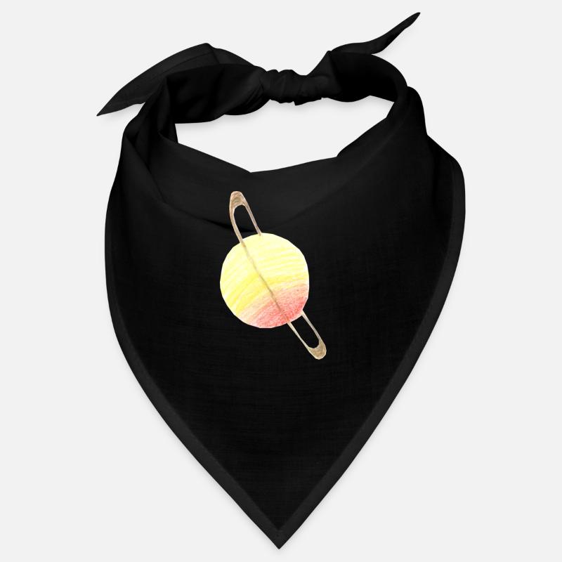 Gelber Planet Bandana