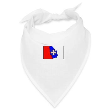 srbija umrisse - Bandana - Weiß - Vorne