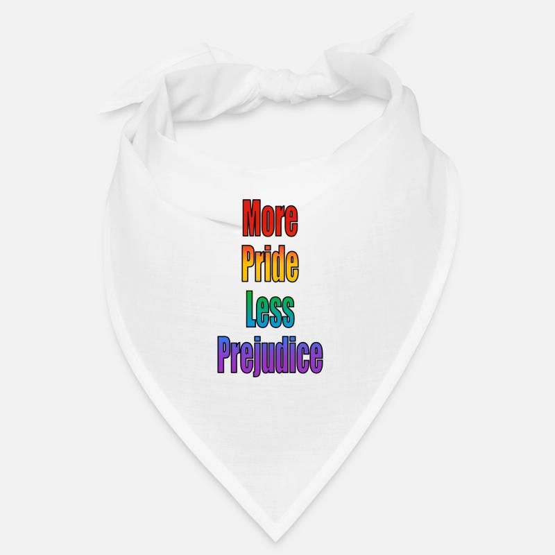 Plus d’orgueil, moins de préjugés arc-en-ciel Bandana
