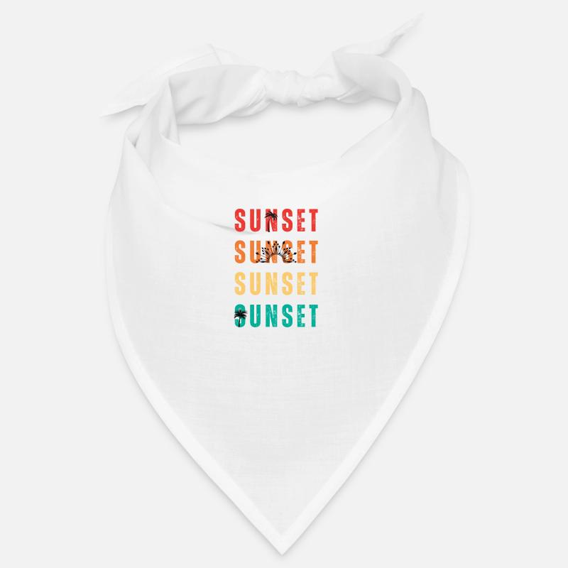 coucher de soleil Bandana