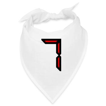 7. 7 JAHRE. 7. JAHRESTAG. GEBURTSTAG 7 JAHRE - Bandana - Weiß - Vorne