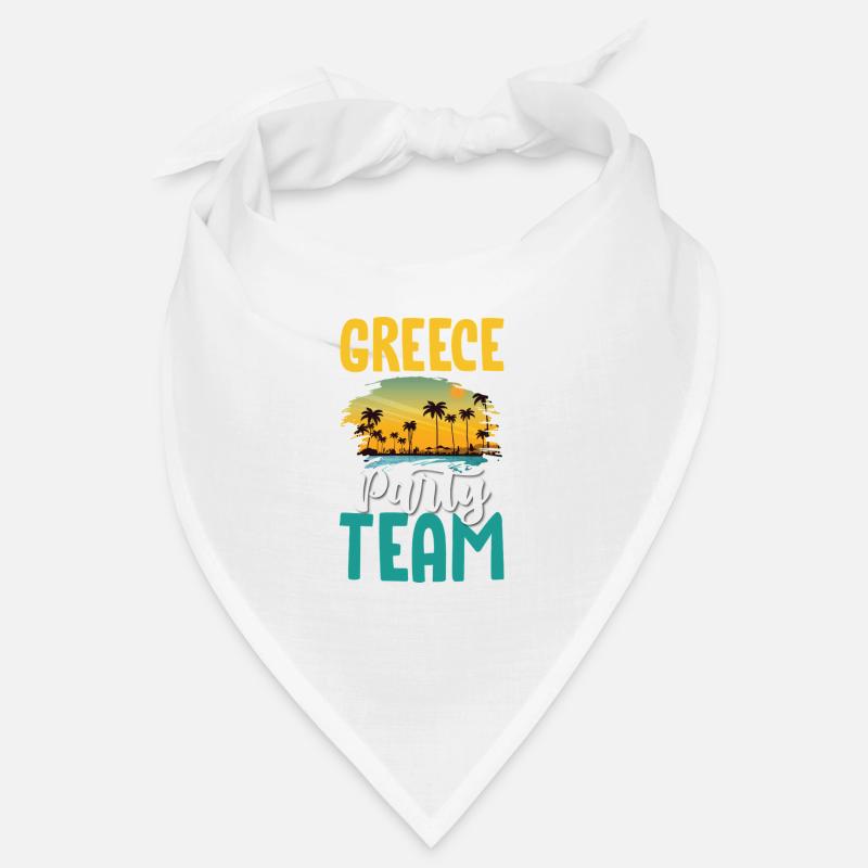 Équipe du Parti grec - Bandana - blanc